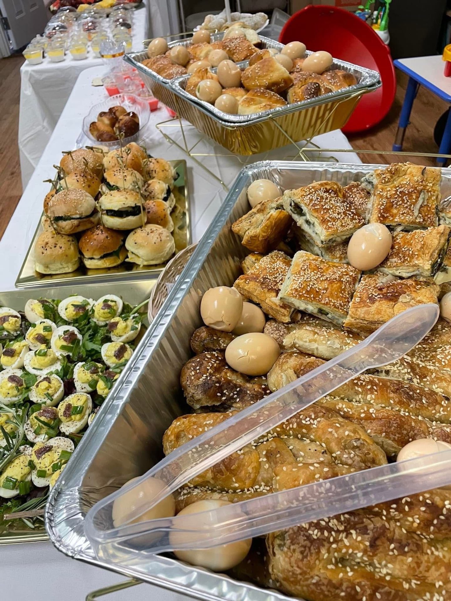 Bourekas & sliders platter