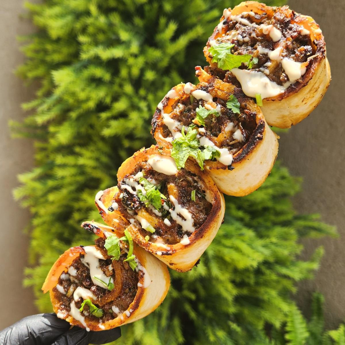Grilled Meat Pinwheels