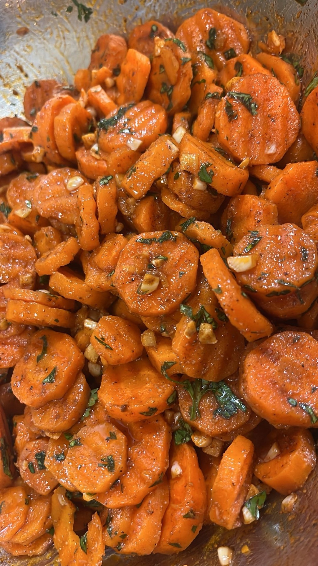 Moroccan glazed carrots