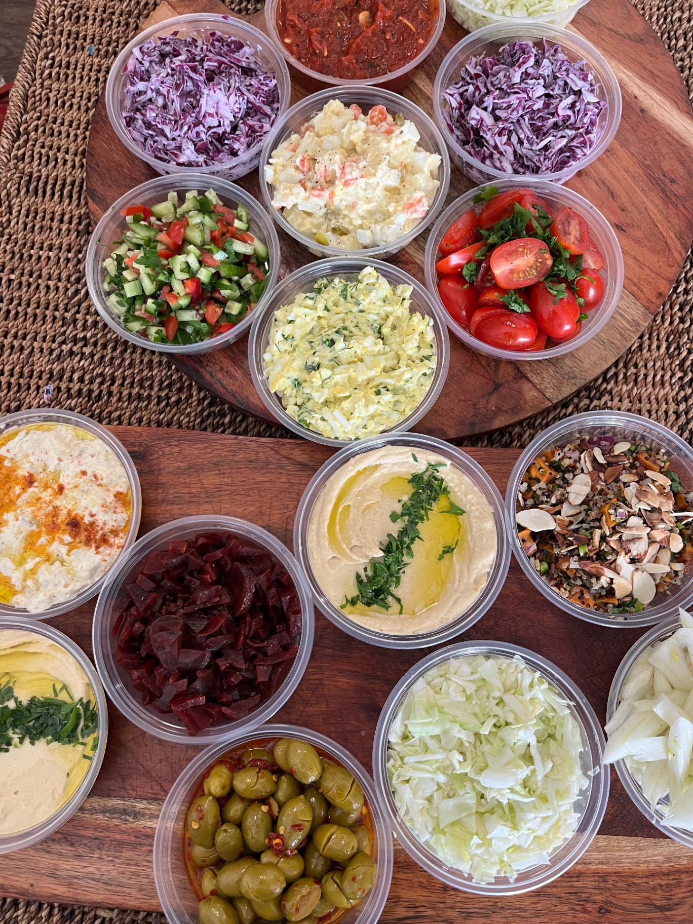 Mediterranean mezze board