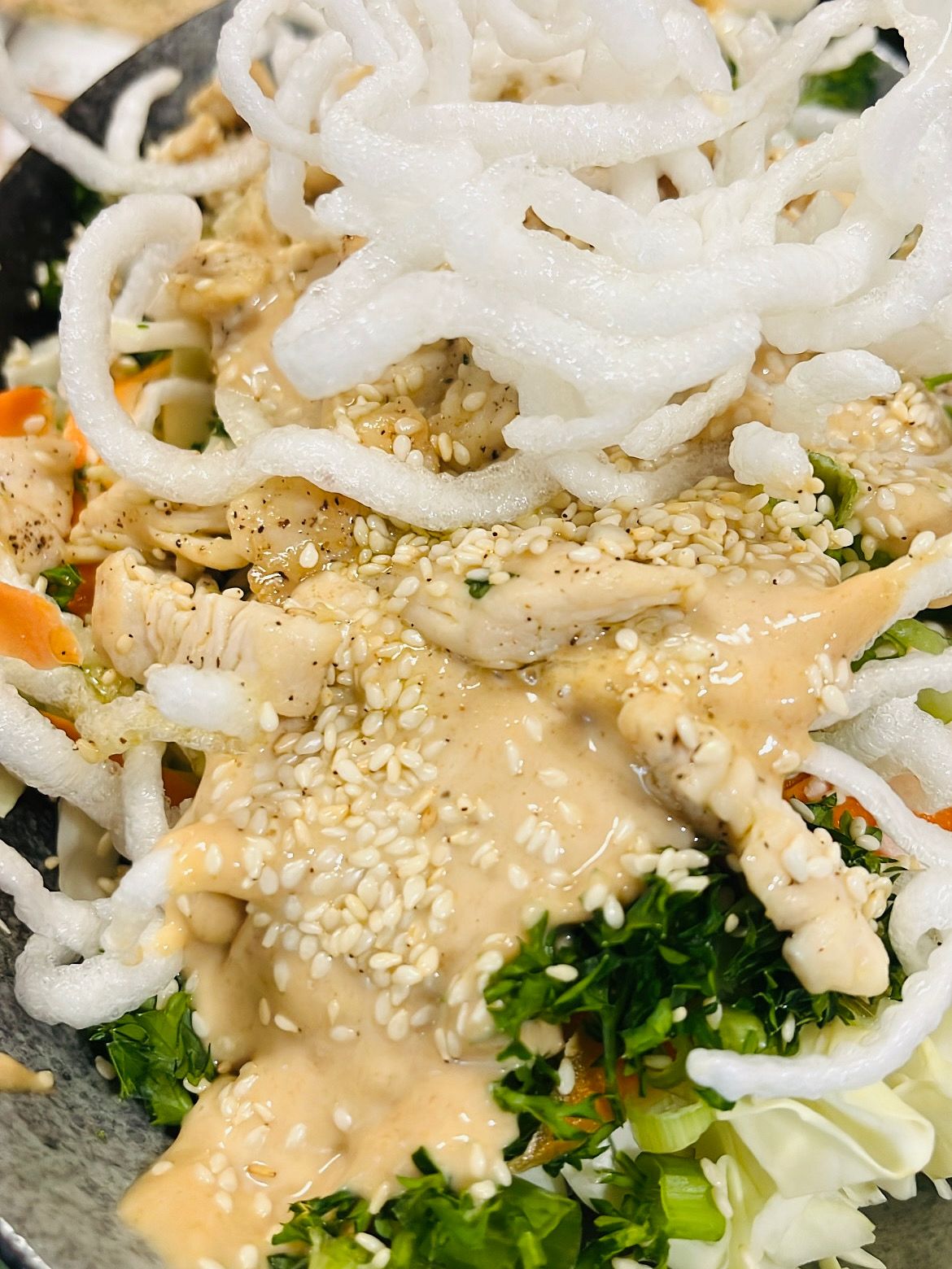 Sesame chicken salad