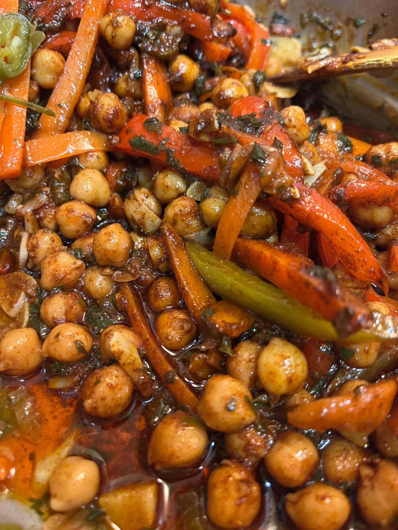 Moroccan chickpea stew
